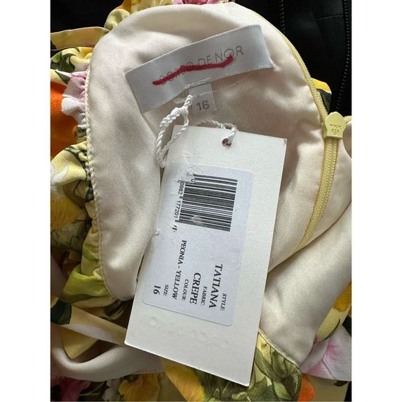 Borgo de Nor Tatiana Teired Silk Halter Gown US 12 $1272 - Picture 12 of 12